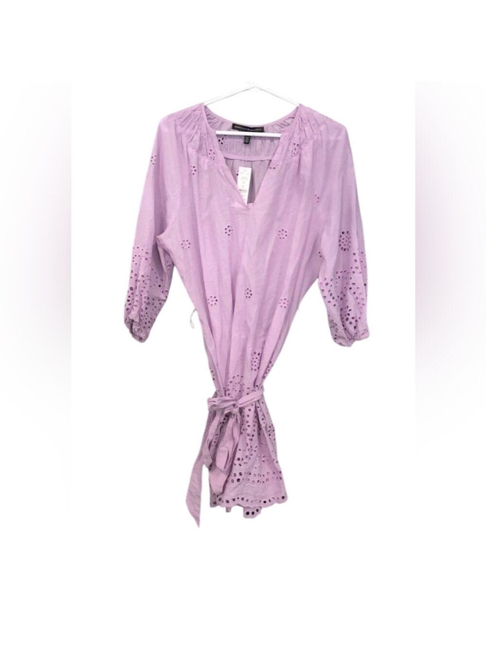 White House Black Market Lilac Dress NWT Size Med